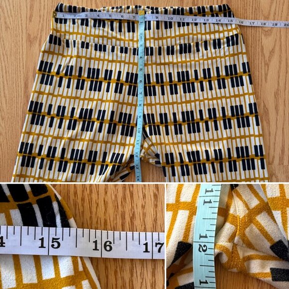 LuLaRoe Womens Leggings Size L XL Musical Piano Key Stretch Comfort Fit - Picture 4 of 10